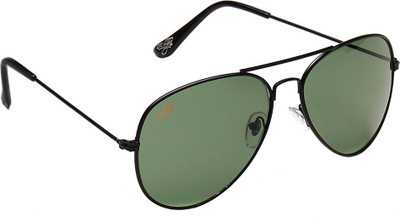 Eddy's Eyewear Aviator Sunglasses(For Men & Women, Green) Eddy's Eyewear Aviator Sunglasses(For Men & Women, Green)