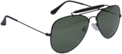 PETER JONES Aviator Sunglasses(For Men, Black)