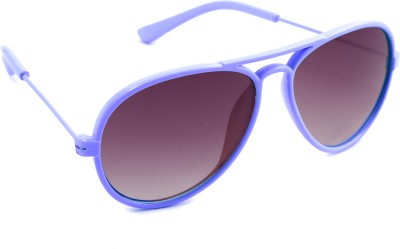 Fair-x Aviator Sunglasses(For Boys & Girls, Grey)