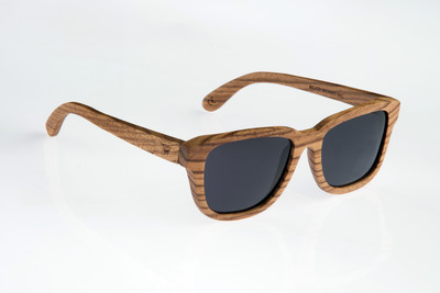 

Wood Works Inc. Rectangular Sunglasses(Black)