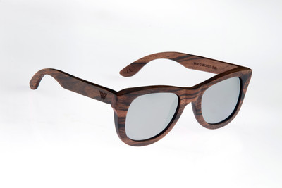 

Wood Works Inc. Wayfarer Sunglasses(Silver)