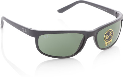 Ray-Ban Rectangular Sunglasses(For Men, Green)