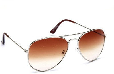 Fair-x Aviator Sunglasses(For Men & Women, Brown)