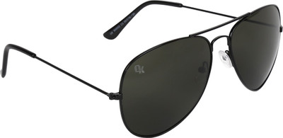 

Opticalskart Aviator Sunglasses(Black