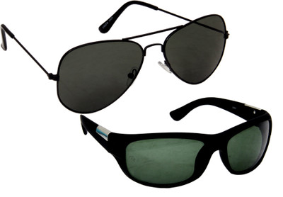 

Verre Wrap-around, Aviator Sunglasses(For Boys)