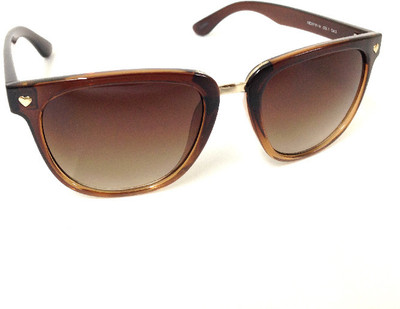 Izarra Wayfarer Sunglasses(Brown)