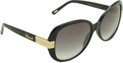 

Chopard Oval Sunglasses(Black)