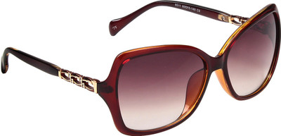 Ted Smith Cat-eye Sunglasses(Brown)