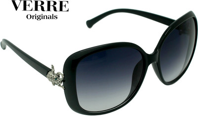 

Verre Over-sized Sunglasses(Black)