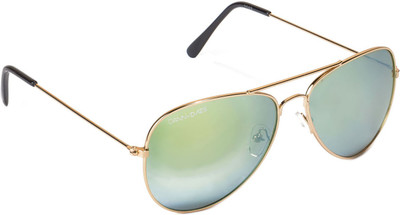 75% OFF on Danny Daze Aviator Sunglasses(Yellow)