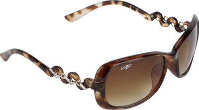 

Amour Oval Sunglasses(Brown
