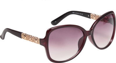 Ted Smith Cat-eye Sunglasses(Violet)