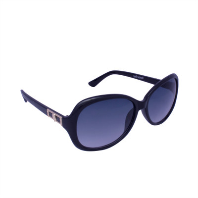 

Beauty & Beast Oval Sunglasses(Black)