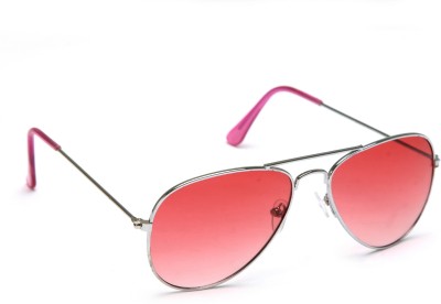 Fair-x Aviator Sunglasses(For Men & Women, Pink)