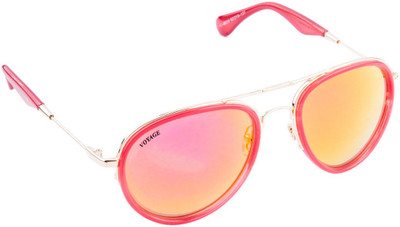 59% OFF on VOYAGE Oval Sunglasses(Pink)