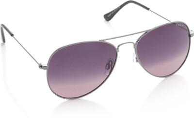 IDEE Aviator Sunglasses(For Men & Women, Violet)