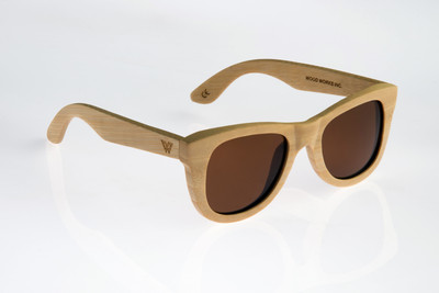 

Wood Works Inc. Wayfarer Sunglasses(Brown)