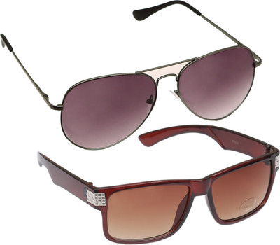 

Verre Aviator, Wayfarer Sunglasses(For Boys)