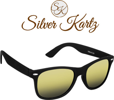 

Silver Kartz Wayfarer Sunglasses(Green