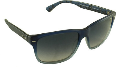 

Police Rectangular Sunglasses(Blue)