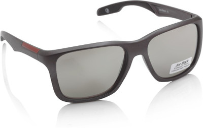 24% OFF on Joe Black Rectangular Sunglasses(Silver)