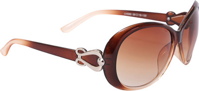 

Camerii Over-sized Sunglasses(Brown