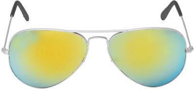 Fair-x Aviator Sunglasses(For Men, Golden)