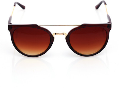 

Just Pretty Things Oval Sunglasses(Brown