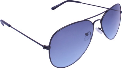 

Beauty & Beast Aviator Sunglasses(Blue)