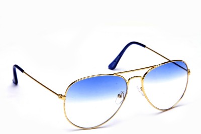 Fair-x Aviator Sunglasses(For Men & Women, Blue)