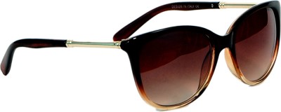 

SAIFI TRADERS Cat-eye Sunglasses(Brown)