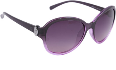 Izarra Over-sized Sunglasses(Violet)