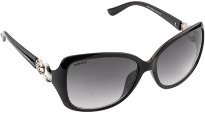 50% OFF on VOYAGE Rectangular Sunglasses(Black)
