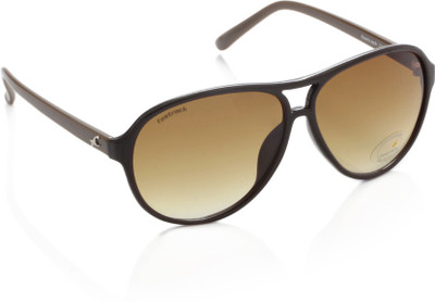 Fastrack Aviator Sunglasses(For Men & Women, Brown) Fastrack Aviator Sunglasses(For Men & Women, Brown)