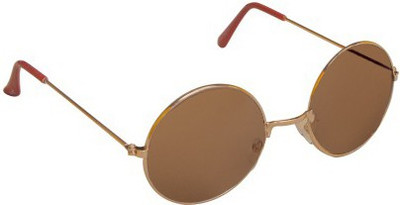 GANSTA Round Sunglasses(For Men, Black)