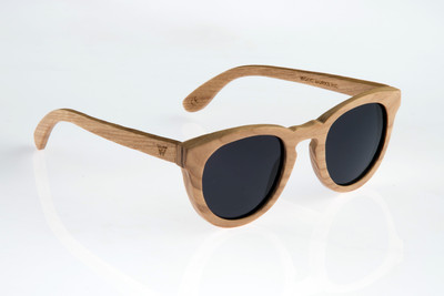 Wood Works Inc. Round Sunglasses(Black)