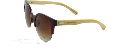 

Woodons Cat-eye Sunglasses(Brown)