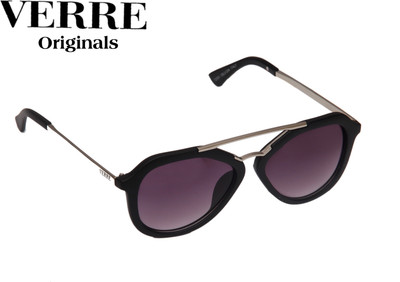 

Verre Over-sized, Round Sunglasses(Violet)
