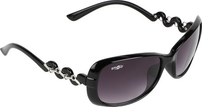 

Amour Oval Sunglasses(Black