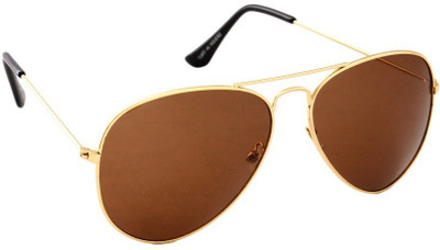 

Just Colours Aviator Sunglasses(Brown