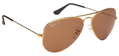 

Ray-Ban Aviator Sunglasses(Brown