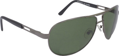 

Omkar Shopy Aviator Sunglasses(Green)