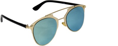 PETER JONES Retro Square Sunglasses(For Women, Green)
