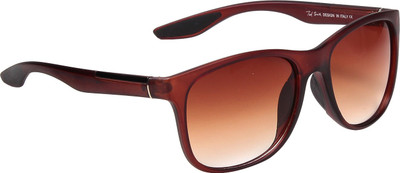 Ted Smith Wayfarer Sunglasses(Brown)