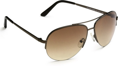 42% OFF on PANACHE Aviator Sunglasses(For Men, Brown)