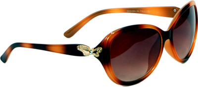 

SAIFI TRADERS Cat-eye Sunglasses(Brown)