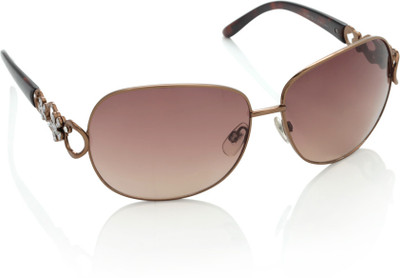 

Miami Blues Oval Sunglasses(Brown