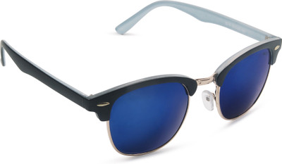 

Vast Cool !! Clubmaster High Fashion Unisex Motorcycle Goggles(Black, Gold)