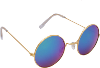 50% OFF on Floyd Round Sunglasses(For Men & Women, Blue)