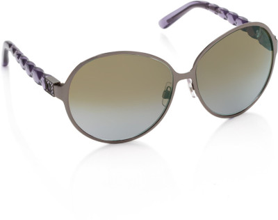 

Swarovski Over-sized Sunglasses(Violet, Brown